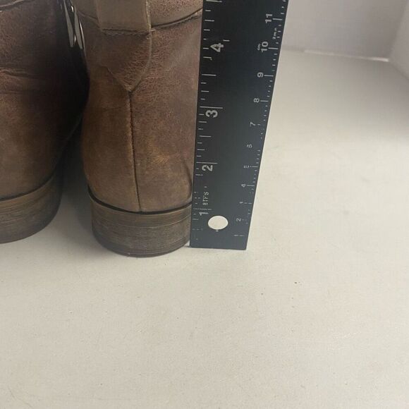 FRANCO SARTO Women’s Keegan Leather Brown Boots  Size 7M Side Zip SEE DESCRIPTIO - Picture 8 of 13